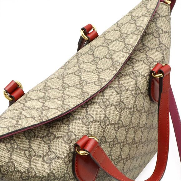 Gucci GG Supreme Tote Bag Leather PVC 2WAY - Picture 5 of 9